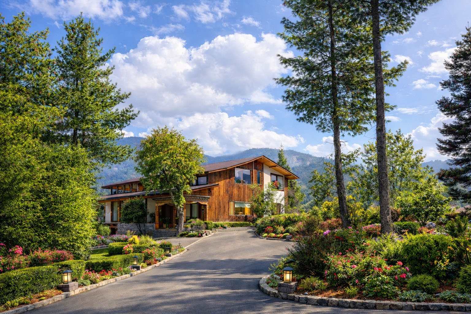 Family Villa cluster surrounded by nature